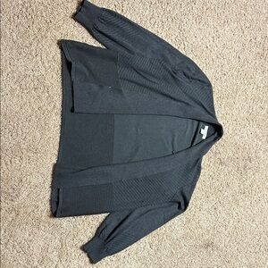 Liz Claiborne Men's Charcoal Cardigan Sweater
